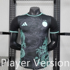 Player Version 2025-2026 Algeria  Black&Green Thailand Soccer Jersey AAA-888