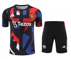 2025-2026 Manchester United Black&Red Thailand Training Uniform-418