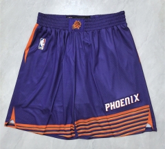 (S-3XL) City Edition Phoenix Suns Purple NBA Shorts -0593