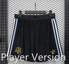 Player Version 25-26 Argentina Black Thailand Soccer Shorts-888