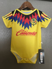 25-26 Club America Home Yellow Baby Soccer Uniform-CS