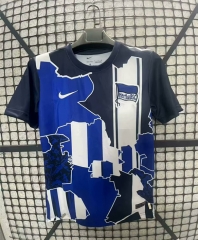 (S-4XL) 2025-26 Special Edition Hertha BSC Blue&White Thailand Soccer Jersey AAA-2044