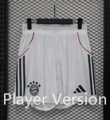 Player Version 25-26  Bayern München Home White  Thailand Soccer Shorts-888