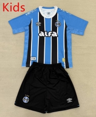 2025-2026 Grêmio FBPA Home Blue&Black  Kid/Youth Soccer Uniform-AY