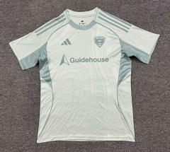 (S-4XL) 25-26 DC United Light Green Thailand Soccer Training Jersey AAA-512
