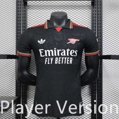 Player Version 2025-2026 Special Version Arsenal Black Thailand Soccer Jersey AAA-888