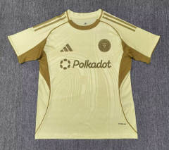 25-26 Inter Miami CF Yellow Thailand Training Soccer Jersey AAA-2483
