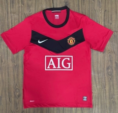 Retro Version 09-10  Manchester United Home Red Thailand Jersey AAA-6157