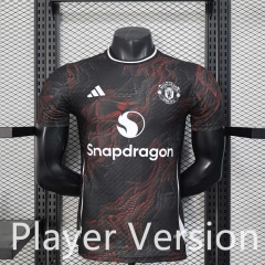 Player Version 25-26 Special Version  Manchester United  Black Thailand Soccer Jersey-888