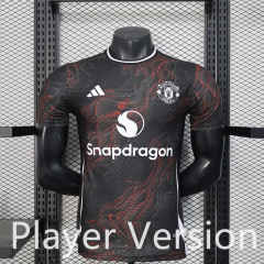 Player Version 25-26 Special Version  Manchester United  Black Thailand Soccer Jersey-888