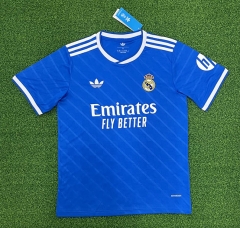 (S-4XL) 2025-2026 Real Madrid 2nd Away Blue Soccer Jersey-403
