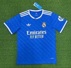 (S-4XL) 2025-2026 Real Madrid 2nd Away Blue Soccer Jersey-403