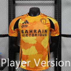 Player Version 25-26 Paris FC 2nd Away Orange Thailand Soccer Jersey AAA-888