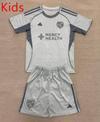 2025-2026 FC Cincinnati Grey Training Kids/Youth Soccer Uniform-AY