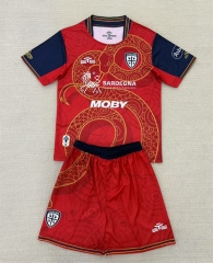 25-26 Special Version Cagliari Calcio Red Soccer Uniform-AY