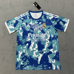 (S-4XL) 25-26 Special Edition Real Madrid Blue Thailand Soccer Jersey AAA-4506