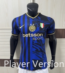 Player Version 25-26 Special Edition Year of the Snake  Inter Milan Blue&Black Thailand Soccer Jersey AAA-9812