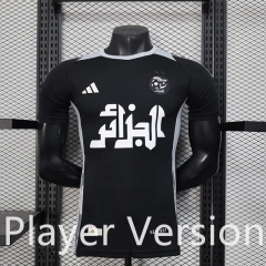 Player Version 2025-2026 Algeria  Black Thailand Soccer Jersey AAA-888