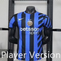 Player Version 25-26 Champions League Version Inter Milan Blue&Black Thailand Soccer Jersey AAA-888