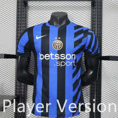 Player Version 25-26 Champions League Version Inter Milan Blue&Black Thailand Soccer Jersey AAA-888