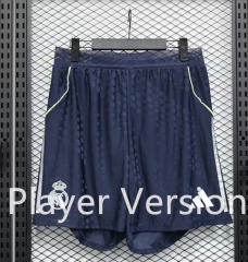 (S-3XL) Player Version 2025-2026 Real Madrid Away Royal Blue Thailand Soccer Shorts-888