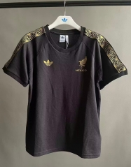2025-2026 Mexico Black Cotton Soccer Jersey AAA-5229