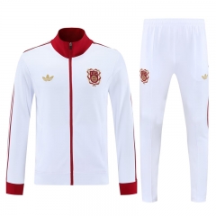 25-26 Bayern München White Soccer Jacket Uniform-4672
