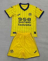2025-2026 40th Anniversary Hellas Verona FC  Yellow Soccer Uniform-AY