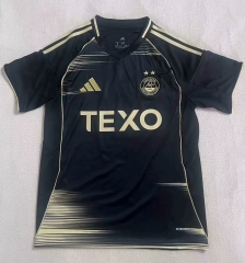 (S-4XL)25-26 Aberdeen Away Black Thailand Soccer Jersey AAA-2044