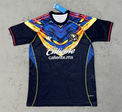 (S-4XL)2025-2026 Commemorative Edition  Club America  Royal  Blue  Thailand Soccer Jersey AAA-4506