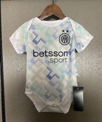 25-26 Inter Milan Away White Baby Soccer Uniform-CS