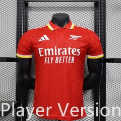 Player Version 2025-2026 Special Version Arsenal Red Thailand Soccer Jersey AAA-888