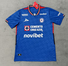 (S-4XL) 25-26 Special Version Cruz Azul Home Blue Thailand Soccer Jersey AAA-4506