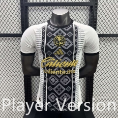 Player Version 2025-2026 Special Version Club America Black&White Thailand Soccer Jersey AAA-3596