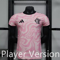 Player Version 2025-2026 Special Version  Flamengo Pink Thailand Soccer Jersey AAA-3596