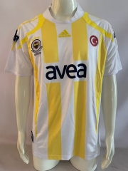 Retro Version 07-08 Fenerbahçe Away  Yellow&White Thailand Soccer Jersey AAA-503