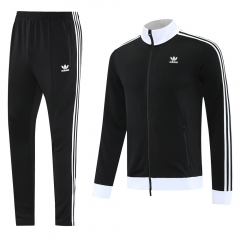 Adidas Black Thailand Soccer Jacket Uniform-LH