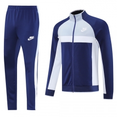 Nike Royal Blue Thailand Soccer Jacket Uniform-LH