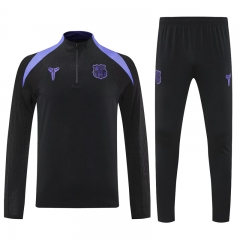 2025-2026 Barcelona Black Thailand Soccer Tracksuit-4627