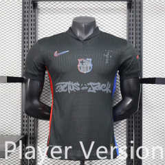 Player Version 25-26 Special Edition Barcelona Black  Thailand Soccer Jersey AAA-888