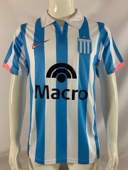 Retro Version 07-08 Racing Club de Avellaneda Home Blue&White Thailand Soccer Jersey AAA-503