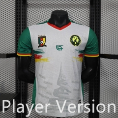 Player Version 2025-2026 Cameroon White Thailand Soccer Jersey AAA-888