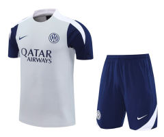 2025-2026 Inter Milan Light Grey  Thailand Soccer Uniform-4627