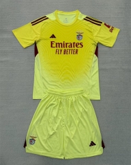 25-26 Benfica Goalkeeper Yellow Soccer Uniform-AY