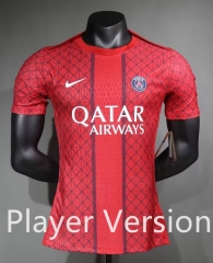 (S-3XL) Player Version 25-26 Paris Red Thailand Soccer Jersey AAA-5229