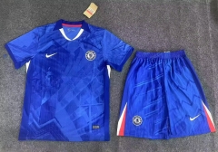 25-26 Correct Version Chelsea Home Blue Soccer Uniform-718