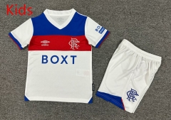 25-26 Rangers Away White Kids/Youth Soccer Uniform-7809