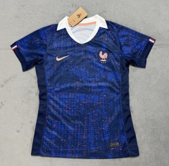 25-26 France Home Blue Thailand Soccer Jersey AAA-4506