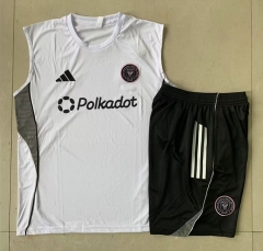 2025-2026 Inter Miami CF White Vest-sleeved Thailand Soccer Tracksuit-815
