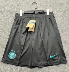 25-26 Inter Milan Home Black Thailand Soccer Shorts-718